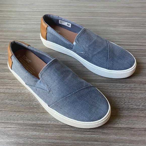 womens toms luca slip on casual shoe